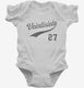 Veintisiete white Infant Bodysuit