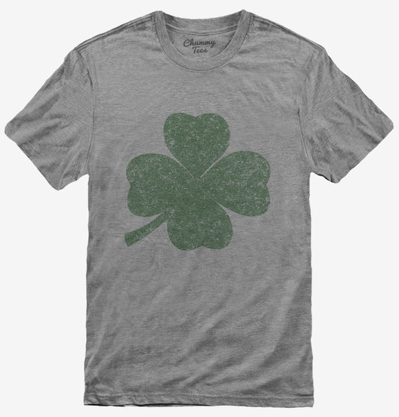 Vintage 4 Leaf Clover T-Shirt | Official Chummy Tees® T-Shirts