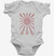 Vintage Japanese Nippon Suns white Infant Bodysuit