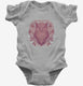 Vintage Owl Graphic grey Infant Bodysuit