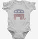 Vintage Republican Elephant Election white Infant Bodysuit