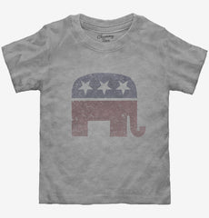 Vintage Republican Elephant Election Toddler Shirt