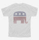 Vintage Republican Elephant Election white Youth Tee