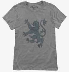 Vintage Scotland Lion Rampant Womens T-Shirt