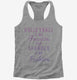 Volleyball Is My Passion And Spandex Is My Fashion grey Womens Racerback Tank