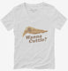 Wanna Cuttle Cuttlefish white Womens V-Neck Tee