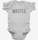 Wasted white Infant Bodysuit