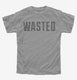 Wasted grey Youth Tee