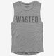 Wasted grey Womens Muscle Tank