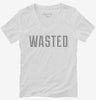 Wasted Womens Vneck Shirt 6fad9f29-a134-432b-ae53-9e62c6d42f92 666x695.jpg?v=1700588723