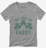 We Like To Paddy Womens Vneck