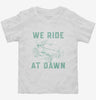 We Ride At Dawn Funny Lawnmower Toddler Shirt 666x695.jpg?v=1700325780