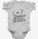 Weapon Of Choice DJ Turntable Club white Infant Bodysuit