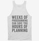 Weeks Of Programming Save Hours Of Planning white Tank