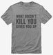 What Doesn't Kill You Gives You XP Funny Gaming grey Mens