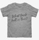 What Fresh Hell Is This grey Toddler Tee