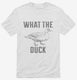 What The Duck white Mens