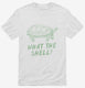 What The Shell Funny Turtle white Mens