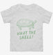 What The Shell Funny Turtle white Toddler Tee
