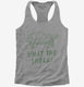 What The Shell Funny Turtle  Womens Racerback Tank