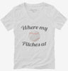 Where My Pitches At Womens Vneck Shirt 666x695.jpg?v=1700520989
