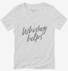 Whiskey Helps Womens Vneck Shirt 666x695.jpg?v=1700371015