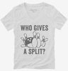 Who Gives A Split Funny Bowling Womens Vneck Shirt 666x695.jpg?v=1700408046