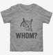 Whom Funny Owl  Toddler Tee