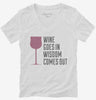 Wine Goes In Wisdom Comes Out Womens Vneck Shirt 666x695.jpg?v=1700520802