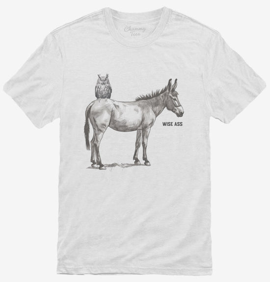 Wise Ass Owl Donkey T-Shirt
