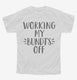 Working My Bundt's Off Workout white Youth Tee