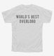 Worlds Best Overlord white Youth Tee