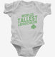 Worlds Tallest Leprechaun Funny Saint Patricks Day white Infant Bodysuit