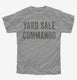Yard Sale Commando grey Youth Tee