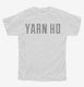 Yarn Ho white Youth Tee