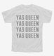 Yas Queen white Youth Tee