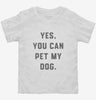 Yes You Can Pet My Dog Funny Dog Owner Toddler Shirt 666x695.jpg?v=1700379685
