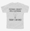 Yesterday I Couldnt Spell Electrician Today I Am One Youth
