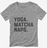 Yoga Matcha Naps Womens Vneck