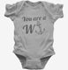 You Are A Wanker  Infant Bodysuit