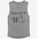 You Are A Wanker  Womens Muscle Tank