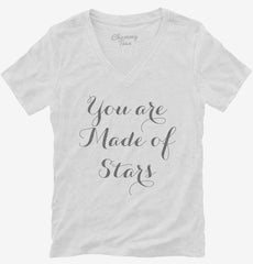 You Are Made Of Stars Womens V-Neck Shirt