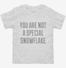 You Are Not A Special Snowflake Toddler Shirt 666x695.jpg?v=1700505747