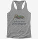 You Are Wise Grasshopper Humor grey Womens Racerback Tank