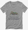 You Are Wise Grasshopper Humor Womens Vneck