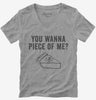 You Wanna Piece Of Me Funny Thanksgiving Pie Womens Vneck