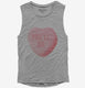 You'll Do Funny Valentines Day Heart Candy grey Womens Muscle Tank