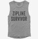 Zipline Survivor  Womens Muscle Tank