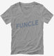Funcle  Womens V-Neck Tee
